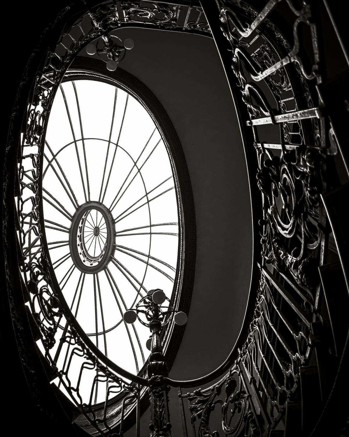 Glass skylight roof