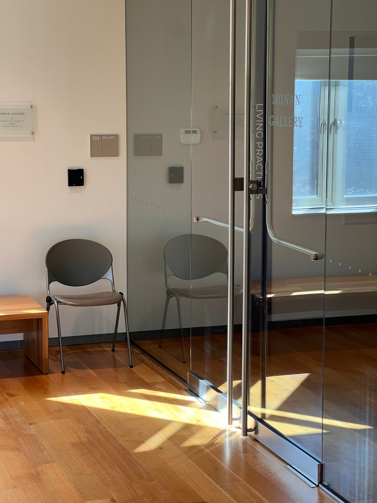 Door and partition glass